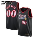 Maillot NBA Philadelphia 76ers Personnalisable Nike 2025-26 Classic Edition Noir Swingman - Enfant